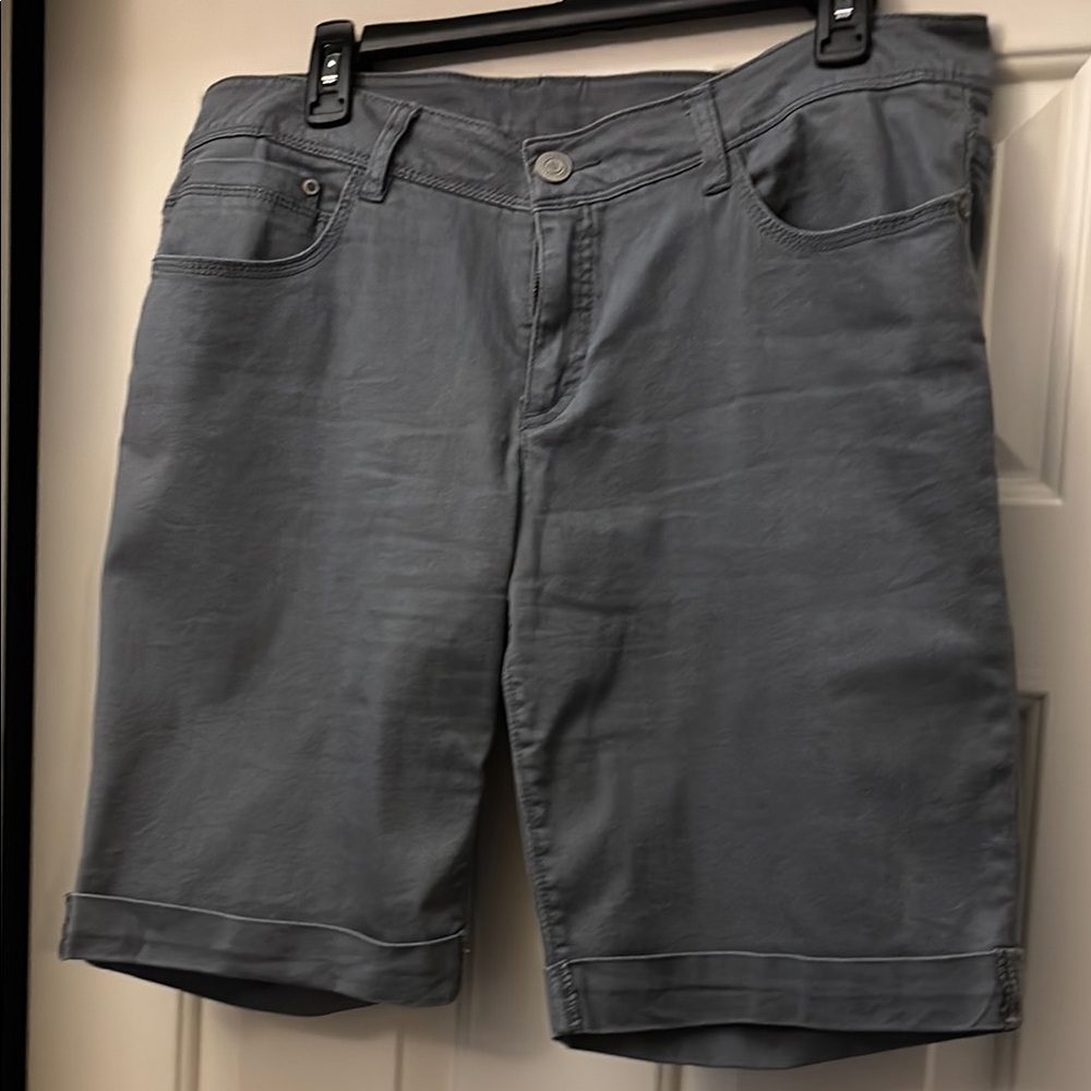 Gray Casual Shorts